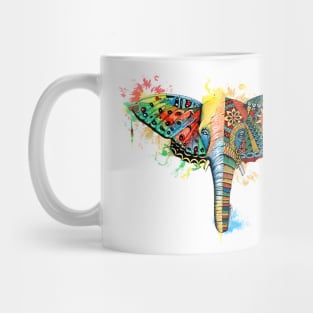 Butterfly elephant Mug